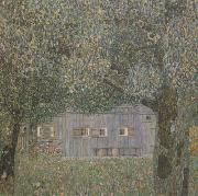Gustav Klimt, Farmhouse in Upper Austria (mk20)